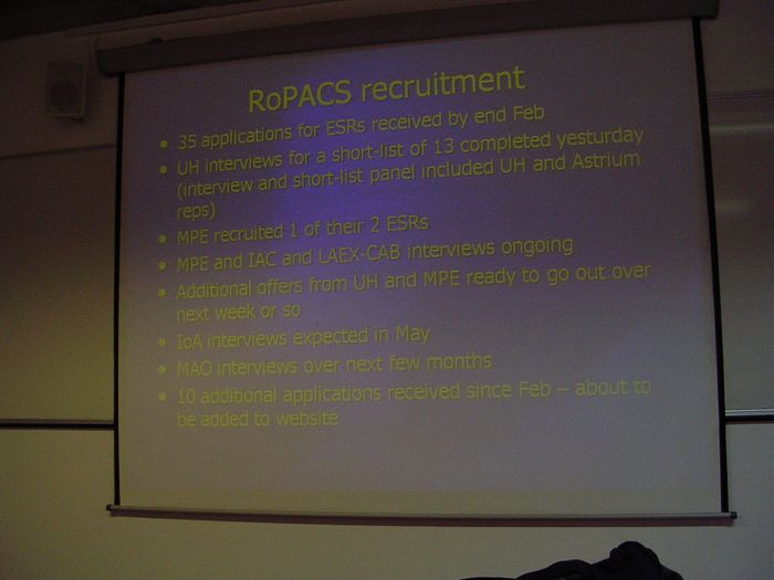 Midyear RoPACS Meeting at EWASS