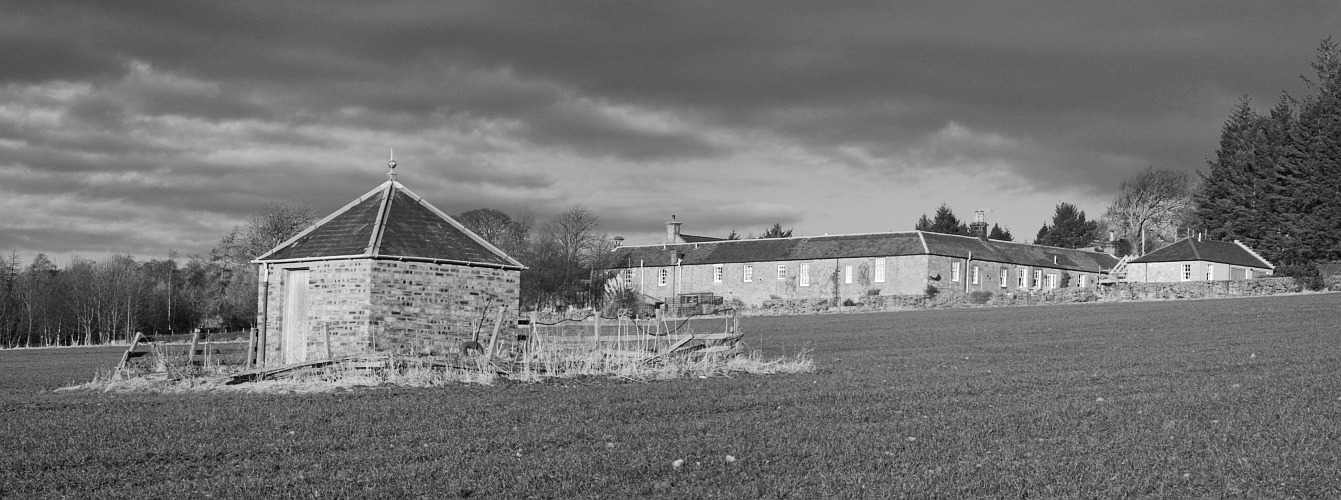 Clatto Cottage/Bothy Feb 27th B&W